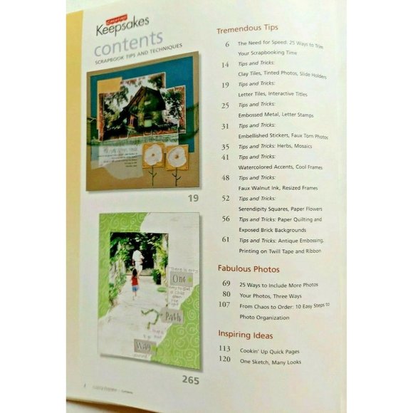 Creating Keepsakes Scrapbook Tip & Techniques A Treasury of Favorites Paperback - Picture 3 of 4